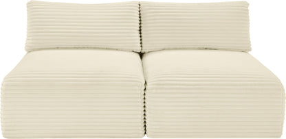 Shaggy - 2 Seat Modular Armless Sofa