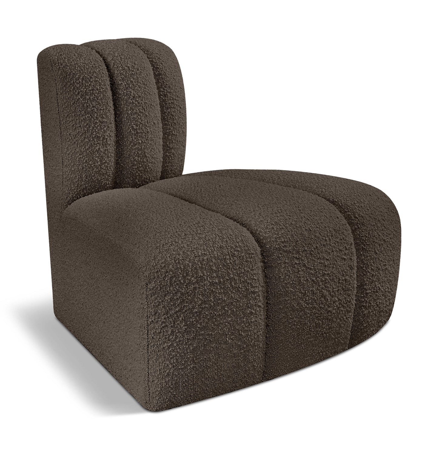 Arc - Boucle Fabric Reverse Corner