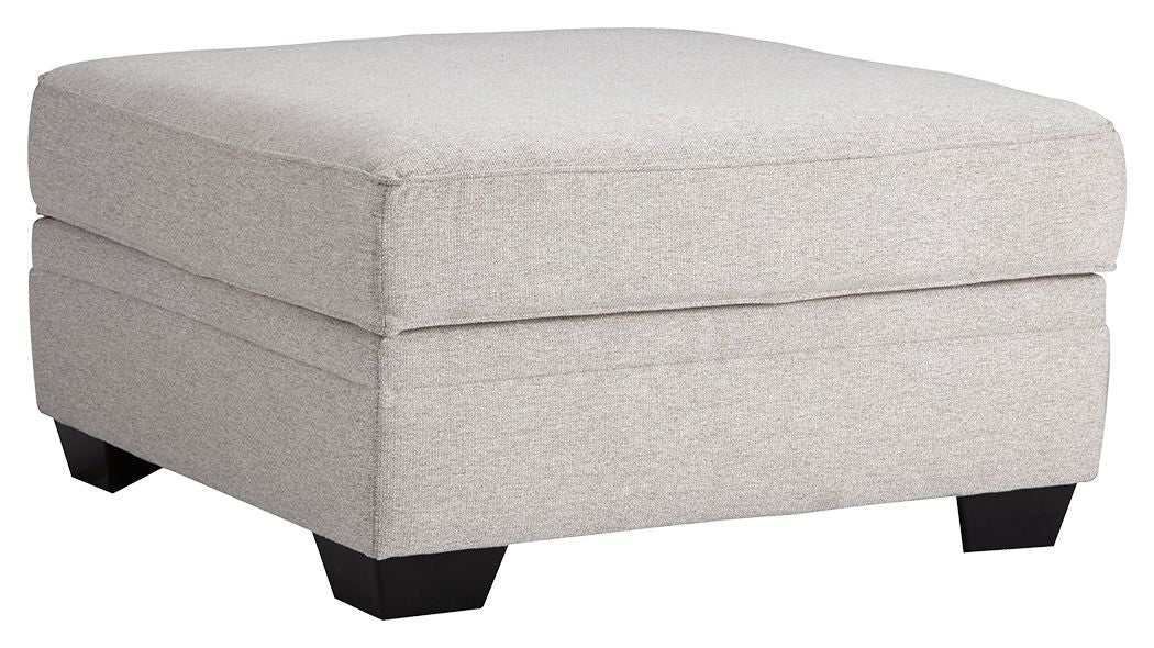 Dellara - Chalk - Ottoman With Storage