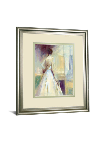 Getting Ready By Sutton - Framed Print Wall Art - Beige