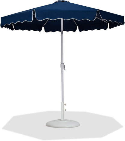 Amalfi - Patio Umbrella - White Base / White Pole
