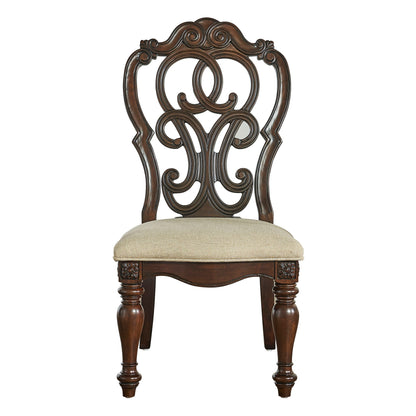 Royale - Side Chair (Set of 2) - Dark Brown