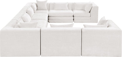 Stellar - 8 Piece Chenille Fabric Upholstered Modular Sectional