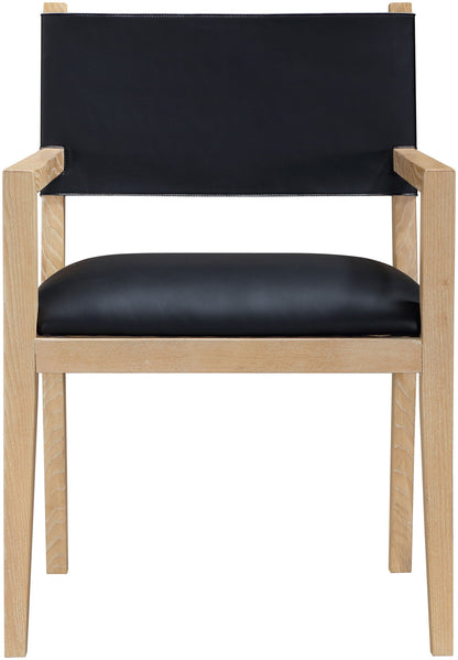 Avon - Vegan Leather Dining Arm Chair