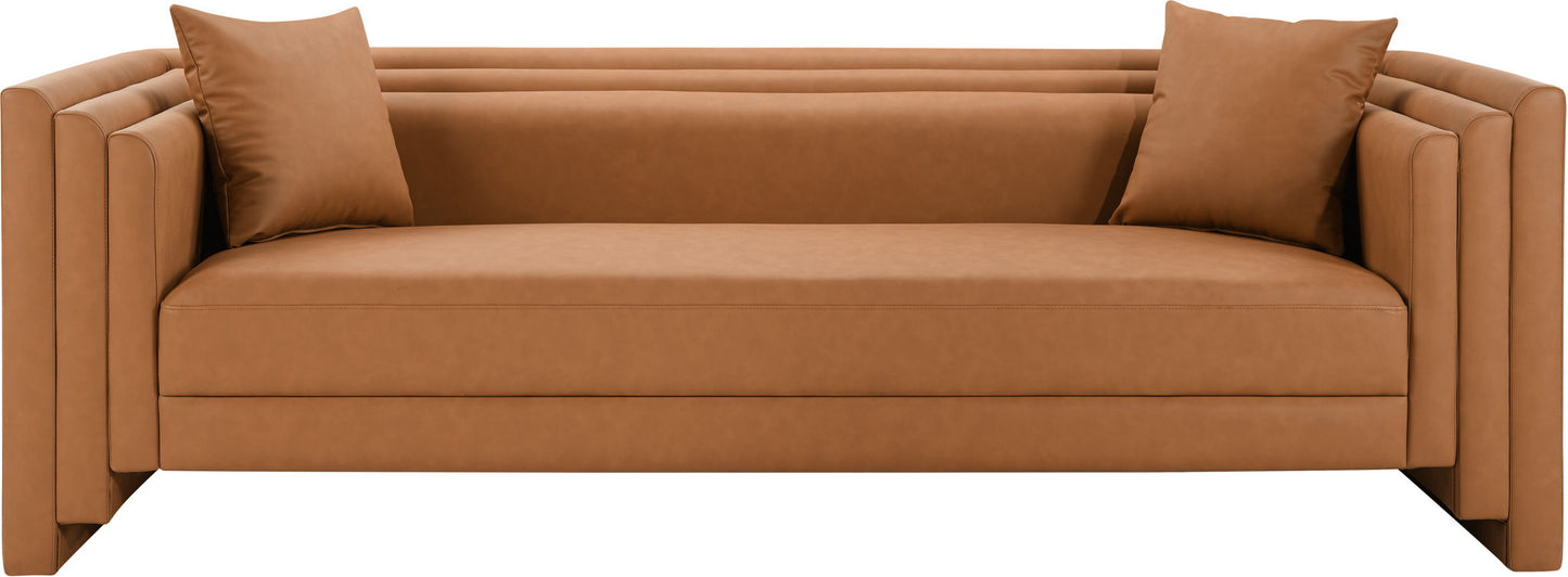 Everett - Vegan Leather Upholstered Sofa