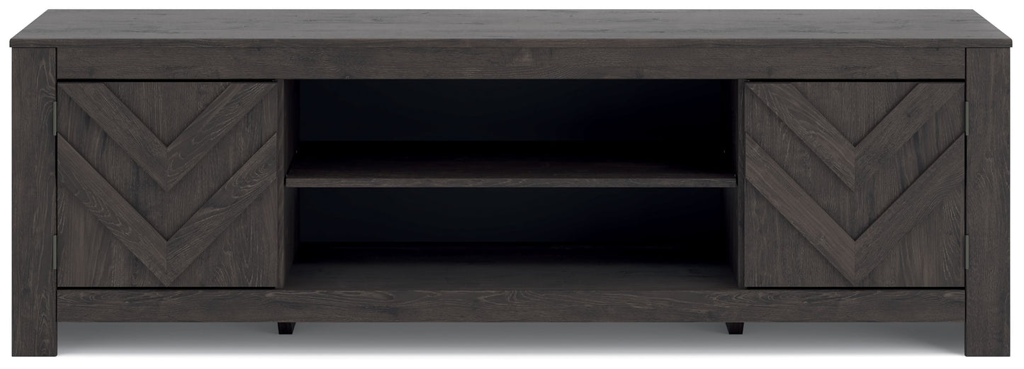 Cayboni - LG TV Stand With Fireplace Option