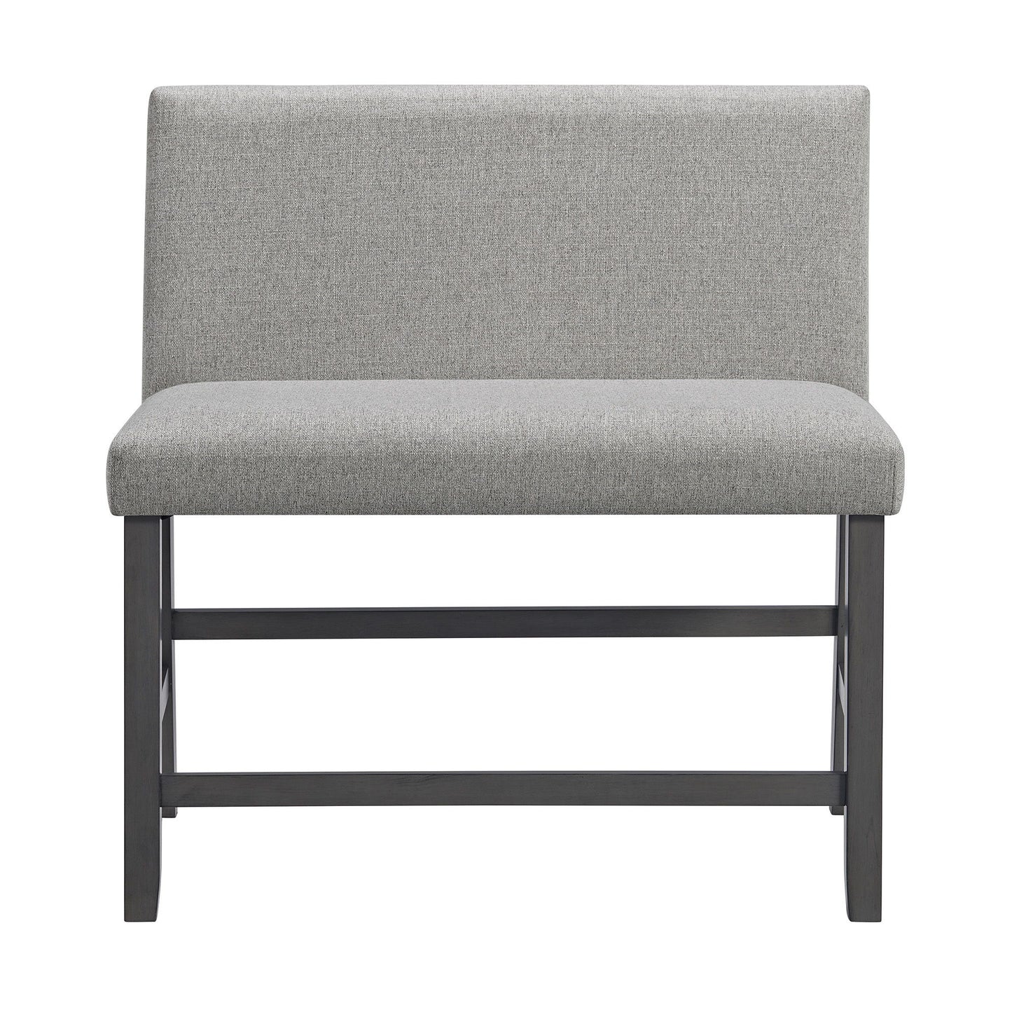 Seneca - Banco Esquinero Mostrador 3 Piezas Tela Gris - Gris