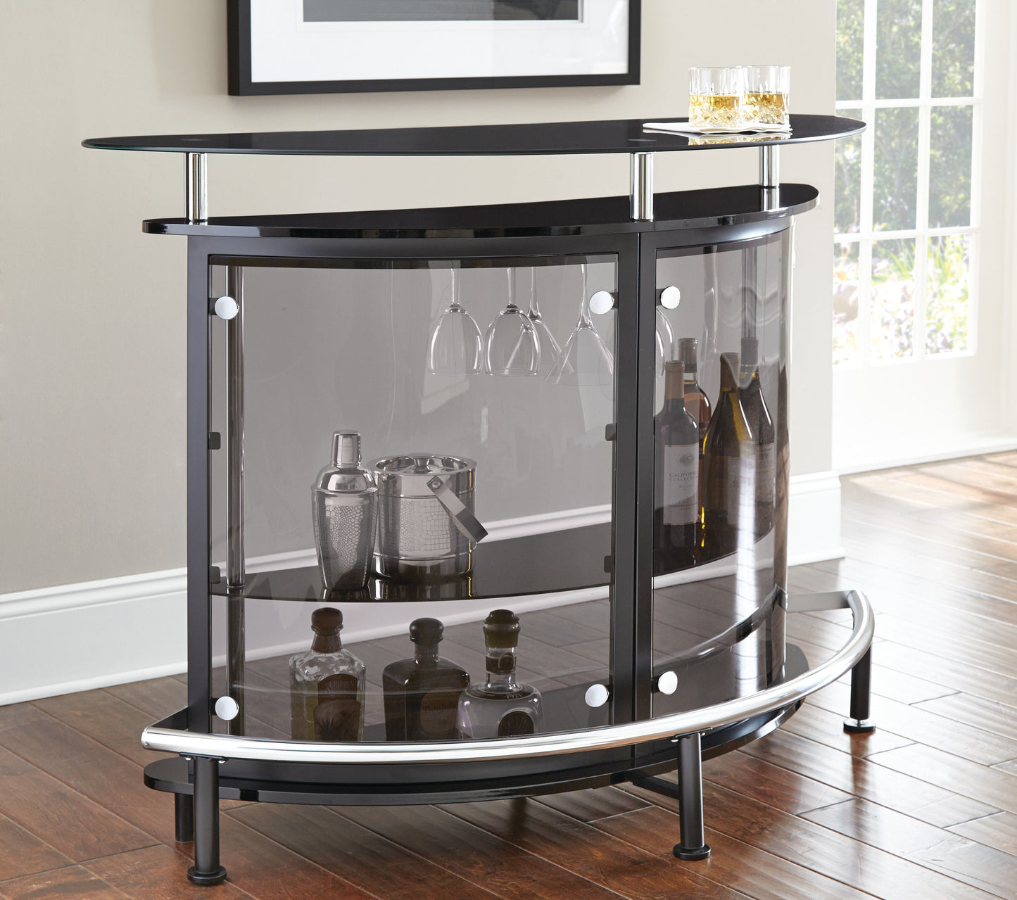 Ariana - Bar Table Or Server - Black