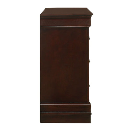 Louis Philippe - 6-Drawer Dresser - Cherry (Sturdy)