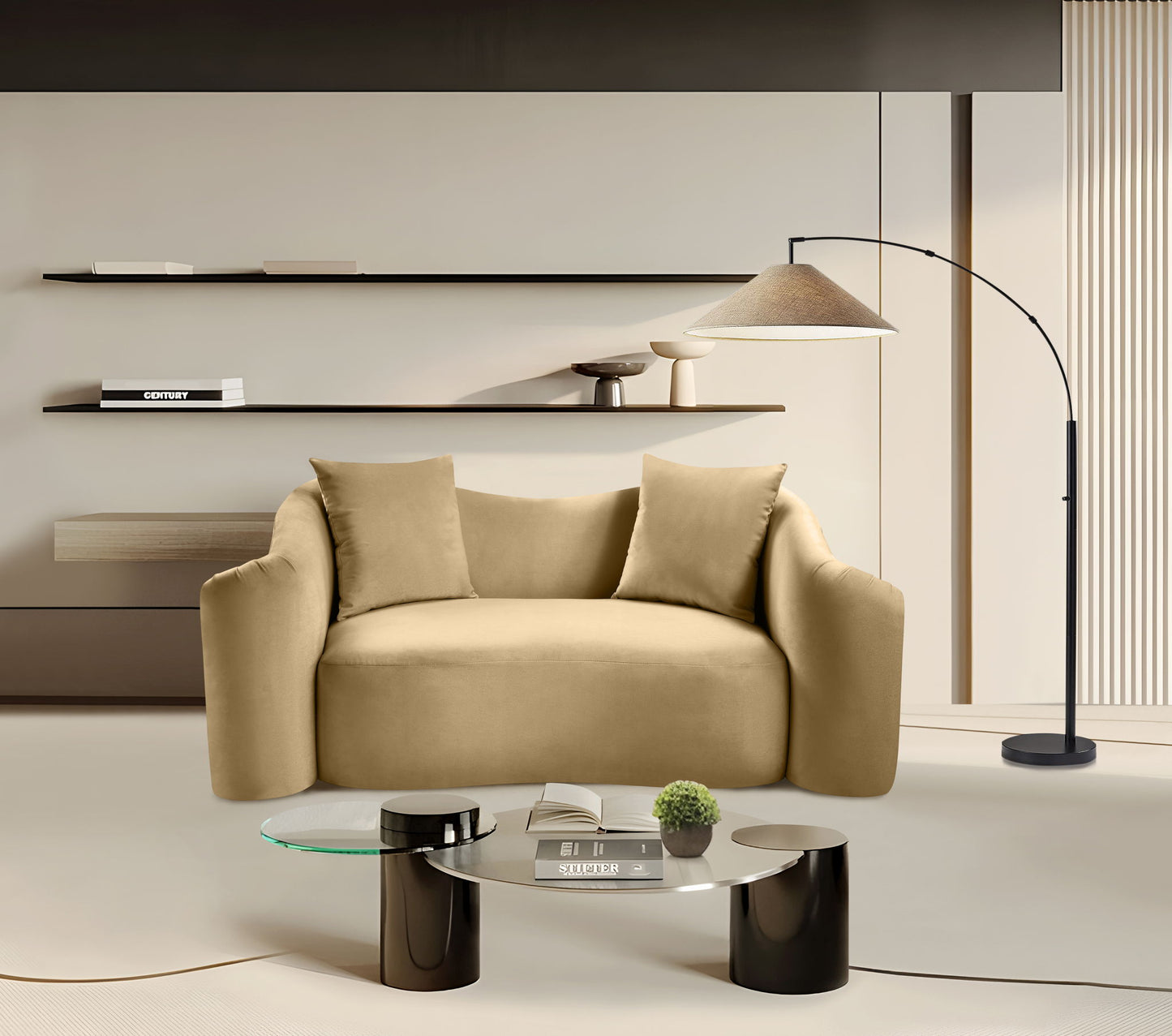 Destin - Velvet Loveseat