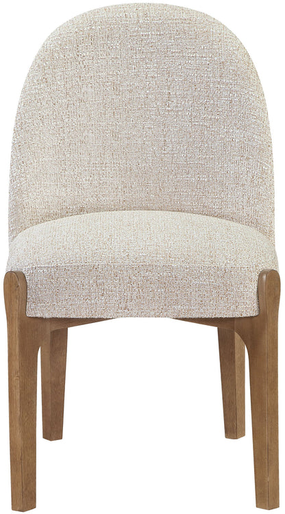 Torino - Upholstered Dining Chair With Brushed Brown Base (Set of 2)