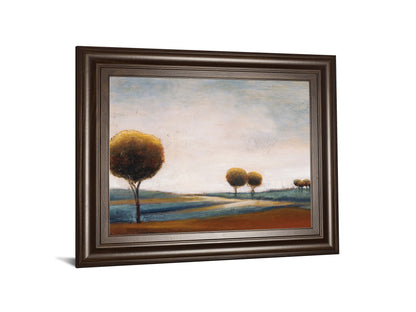 Tranquil Plains I By Ursula Salemink-Roos - Framed Print Wall Art - Beige