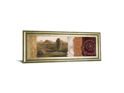 Tuscan Scene II - Framed Print Wall Art - Light Brown