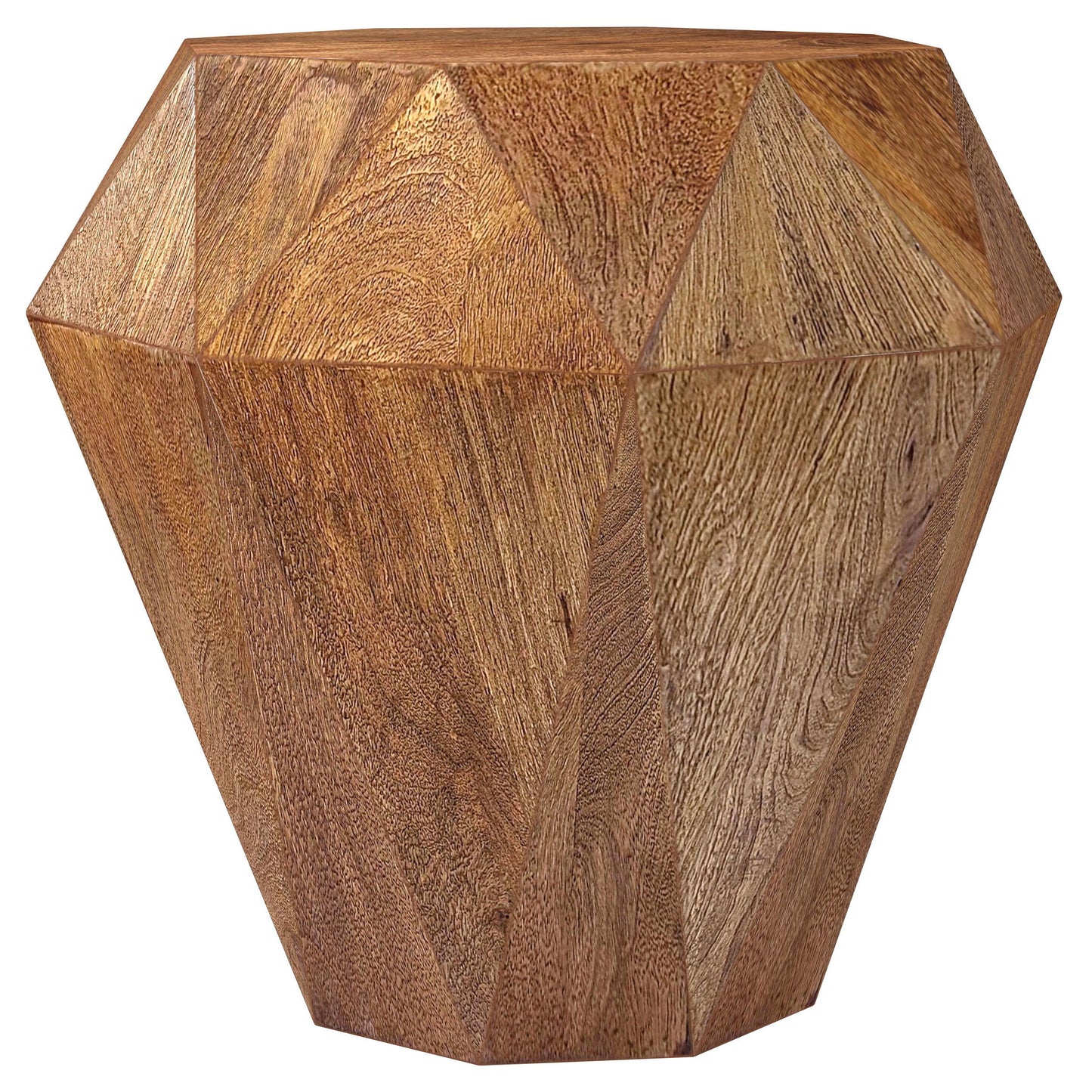 Jacinto - Octagonal Solid Mango Wood Side Table