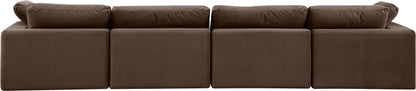 Comfy - Velvet Modular Sofa 4 Seats