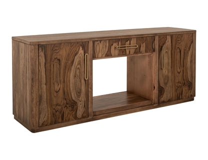 Balam - TV Stand With 1 Drawer & 2 Door - Light Brown