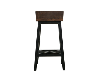 Pueblo - Wooden Seat & Base Stool (Set of 2)