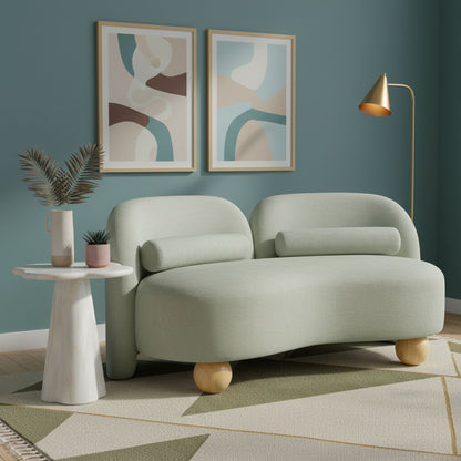 Daphne - Chenille Loveseat