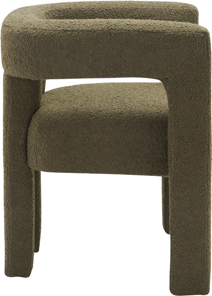 Athena - Boucle Fabric Dining Chair