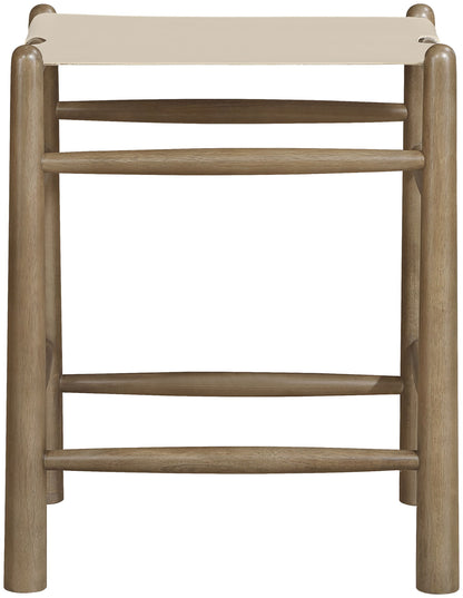 Santos - Backless Counter Stool With Stained Brown Base