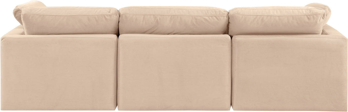 Indulge - Velvet 3 Seat Modular Sofa