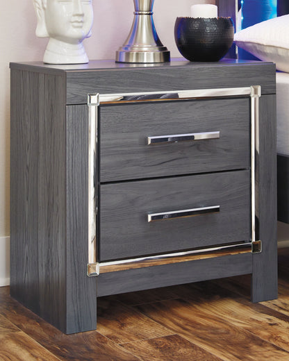 Lodanna - Gray - Two Drawer Night Stand