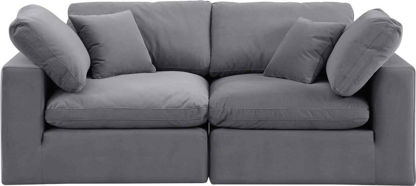 Comfy - Velvet Modular Sofa 2 Seats