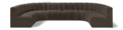 Arc - Boucle Fabric 8 Piece Modular Sofa