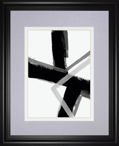 34x40 Angular Pulse IV By June Erica Vess - Gray