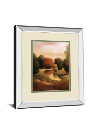Summer's Passage II II By Udell Mirrored Frame - Light Brown