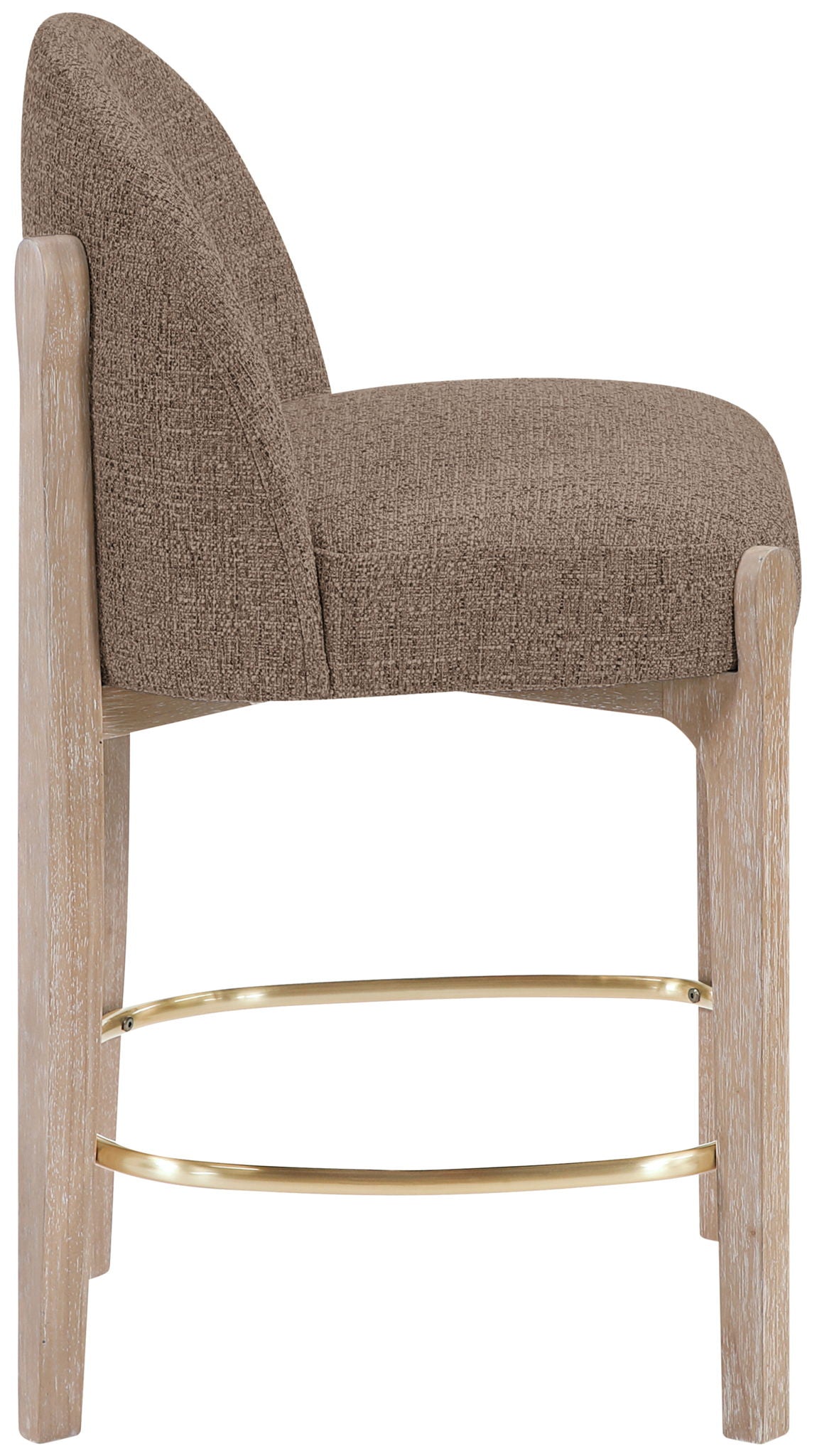 Torino - Counter Stool With Brushed Natural Base