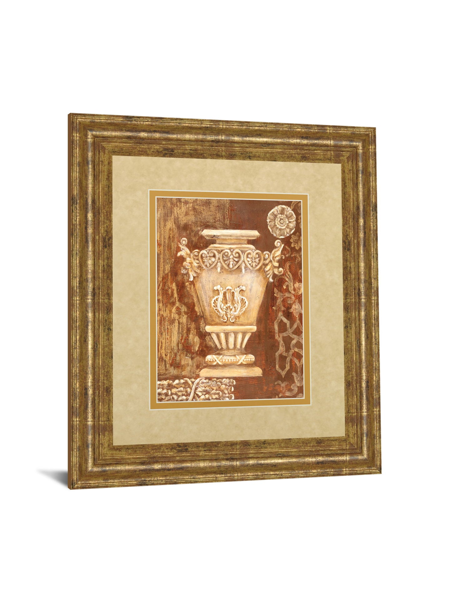 Precious Antiquity Il By Studio Nuvo - Framed Print Wall Art - Light Brown