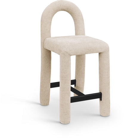 Amari - Chenille Fabric Stool