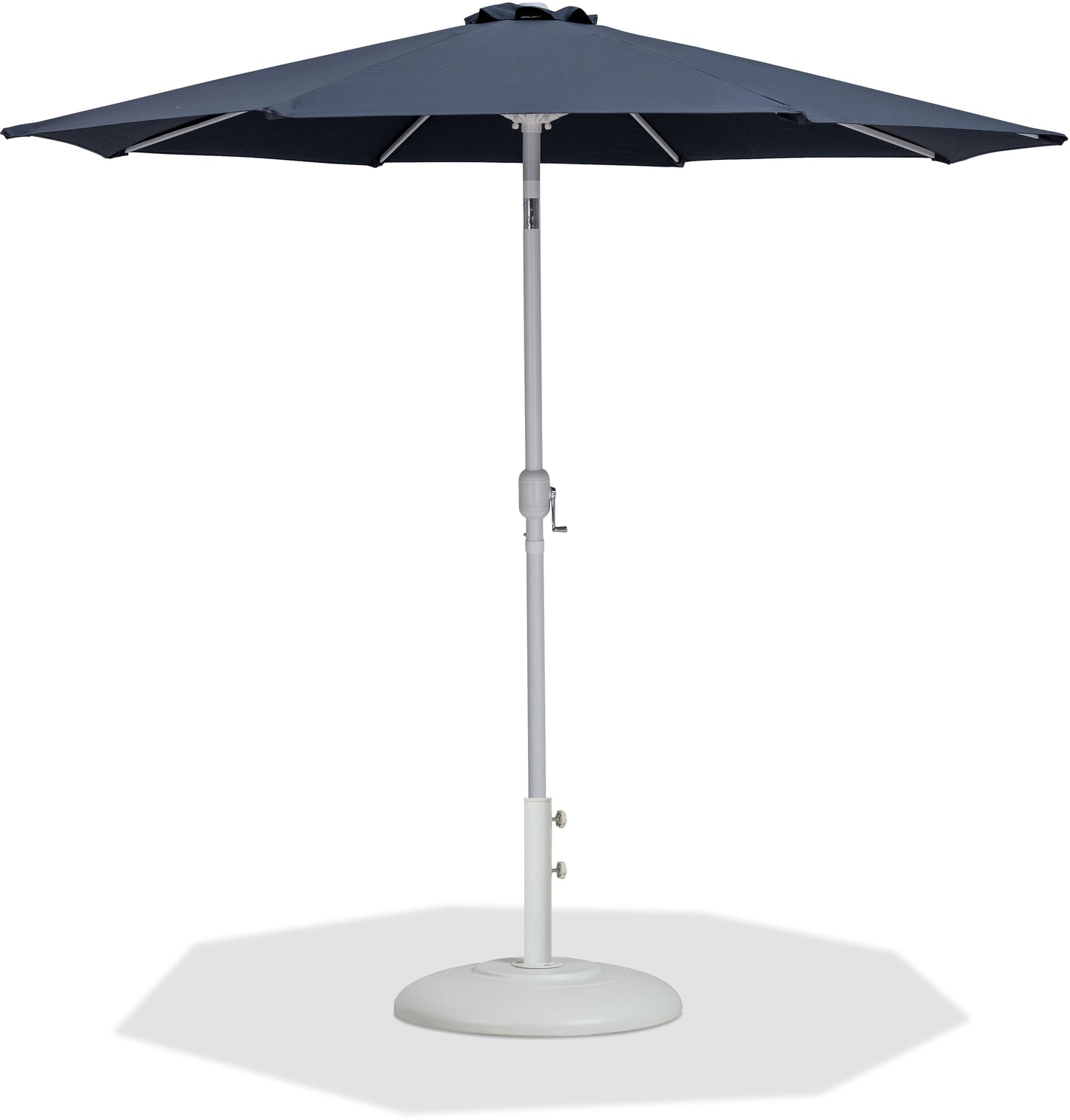 Fiji - Aluminum Patio Umbrella With Round White Base
