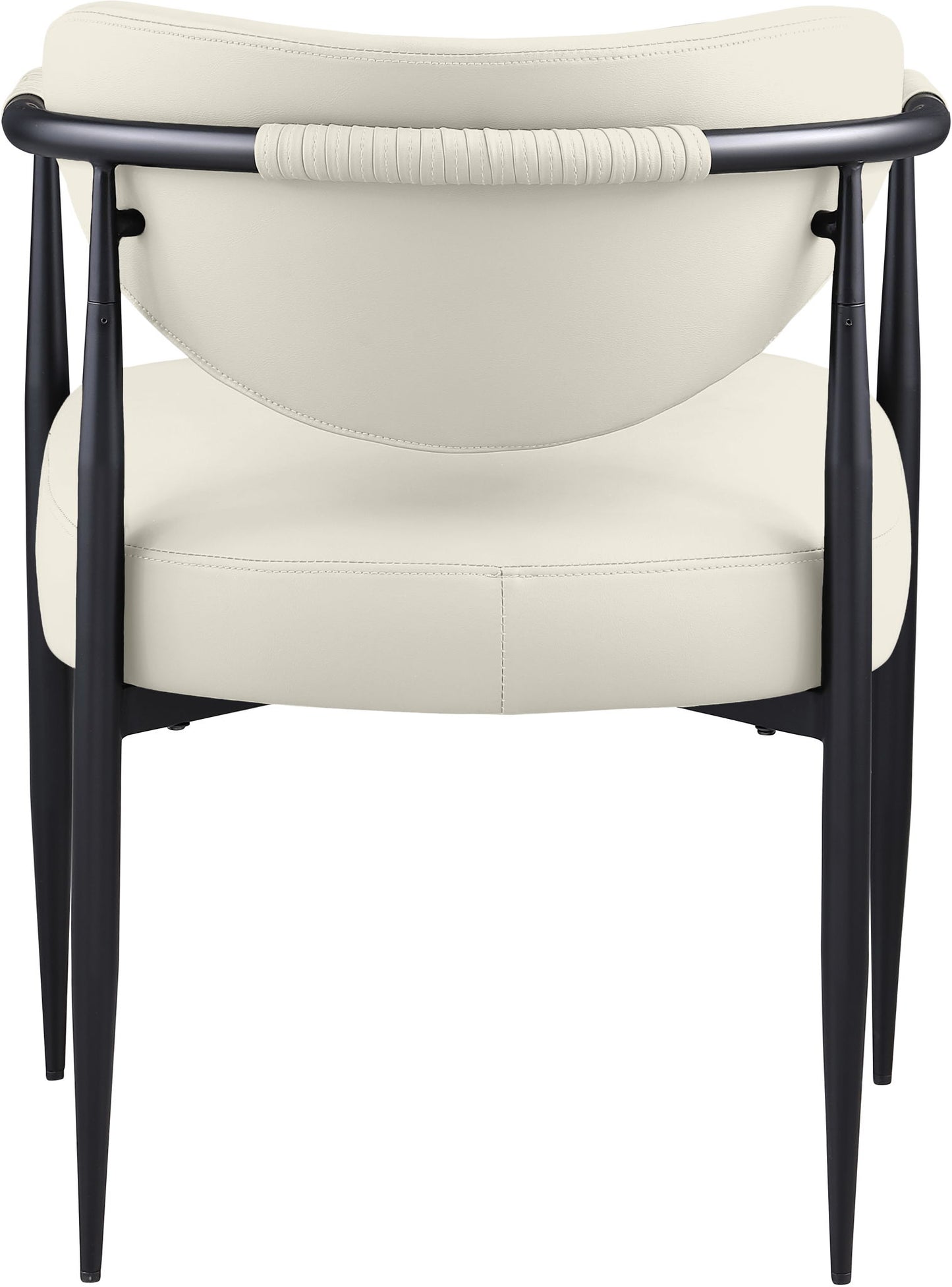 Virella - faux Leather Upholstered Dining Chair (Set of 2) - Black Base