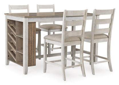 Skempton - Blanco - Mesa alta rectangular con almacenamiento