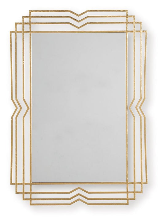 Claybrook - Accent Mirror - Gold Finish