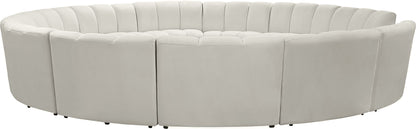 Infinity - 12 Piece Velvet Modular Sectional