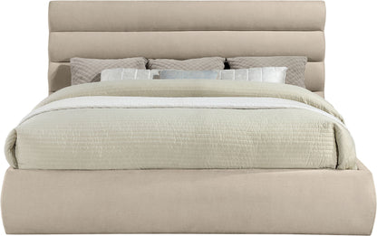 Adam - Chenille Fabric Bed With 52" Headboard