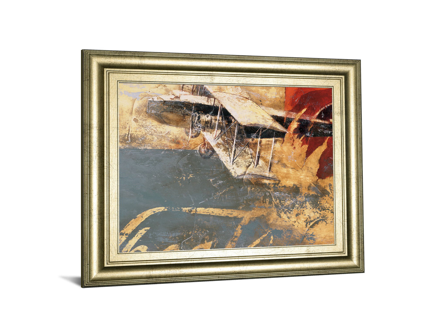 Wheels And Wings By Aliaga, C. - Framed Print Wall Art - Dark Gray