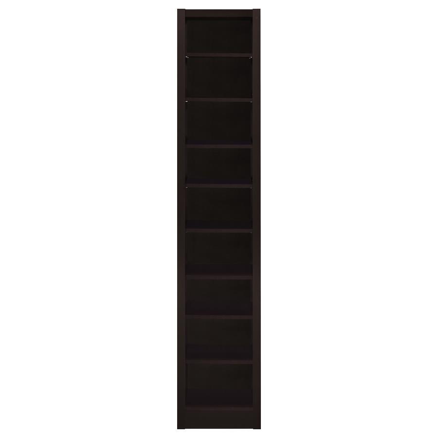 Eliam - 8-Shelf Bookcase - Cappuccino