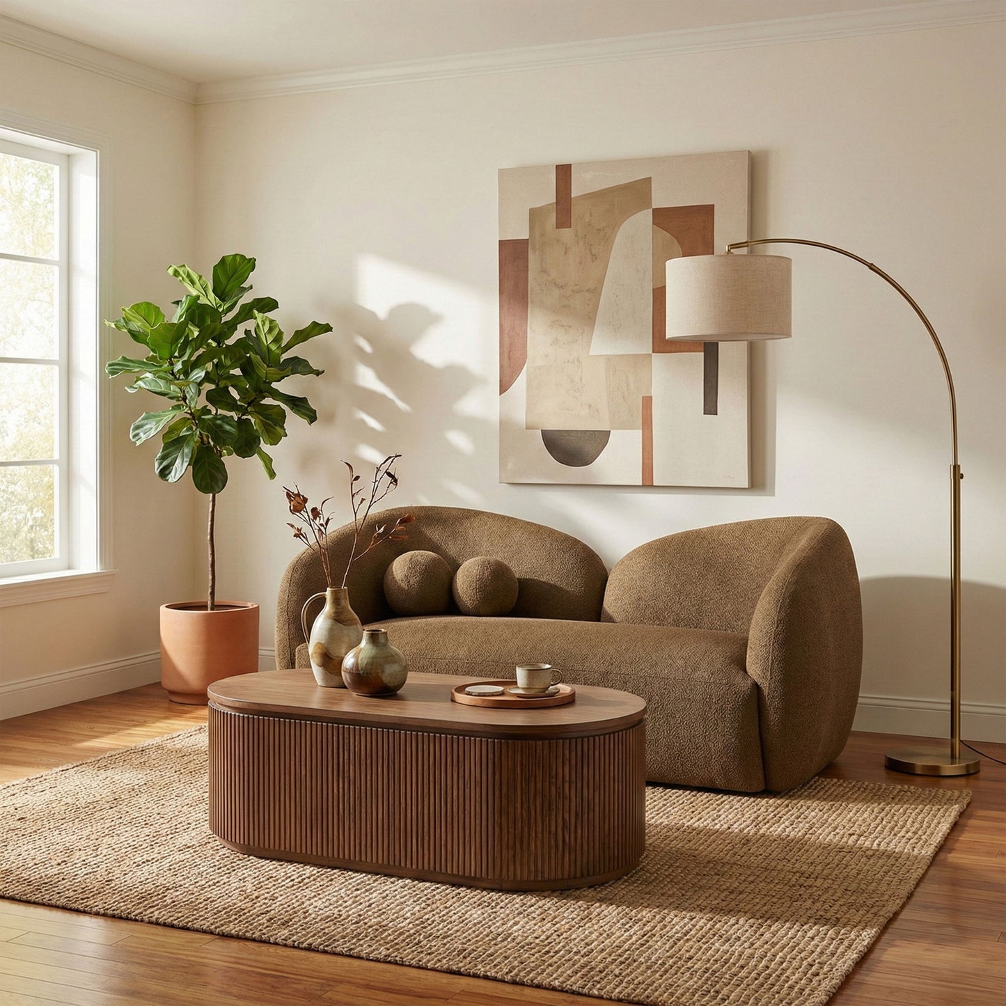 Elowen - Fabric Upholstered Loveseat