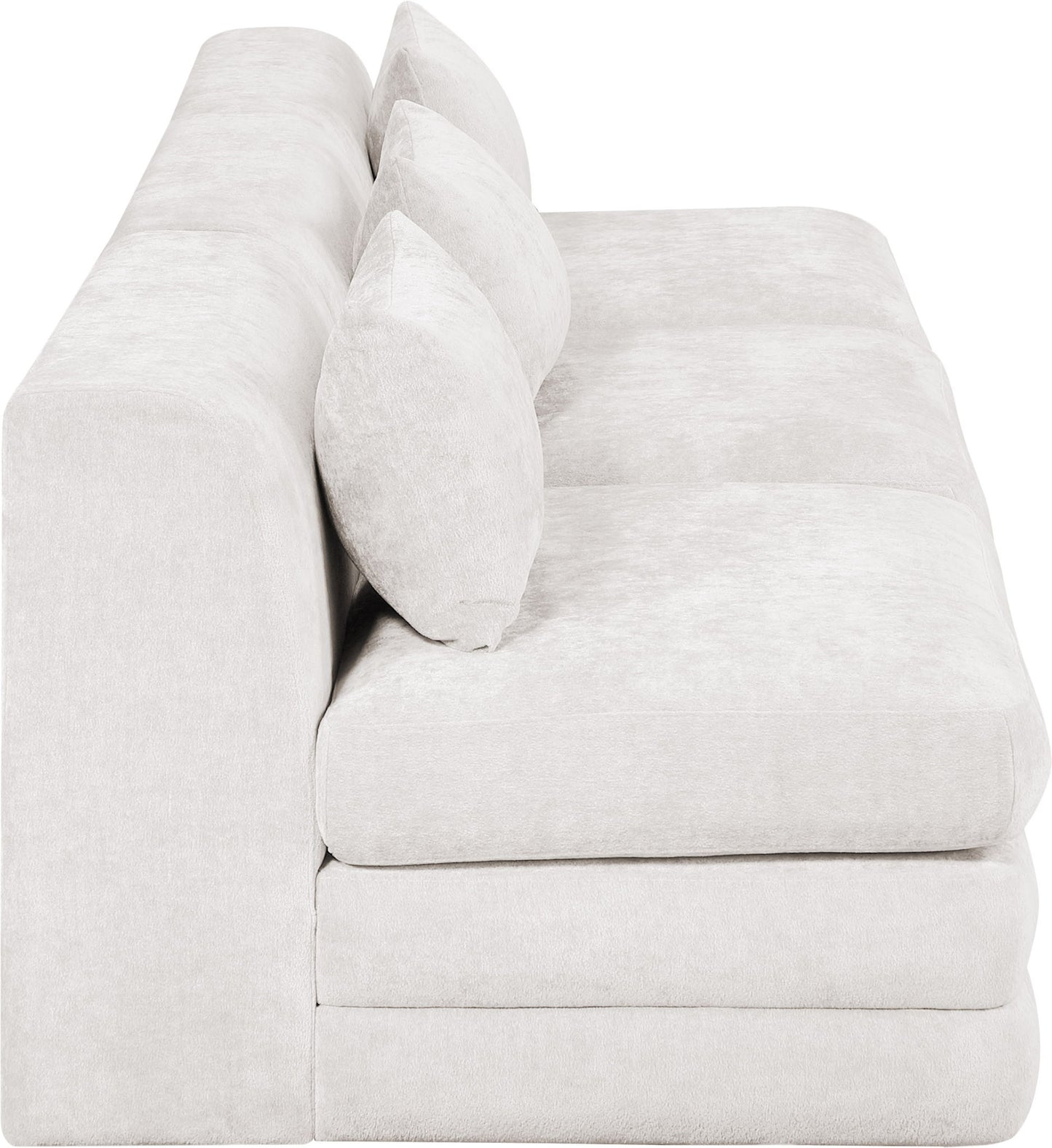 Stellar - 3 Piece 114" Upholstered Modular Armless Sofa