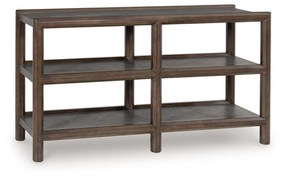 Kallenny - Sofa Table - Brown / Gray