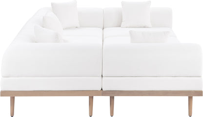 Laguna - 6 Piece 142" Outdoor Patio Modular Sectional