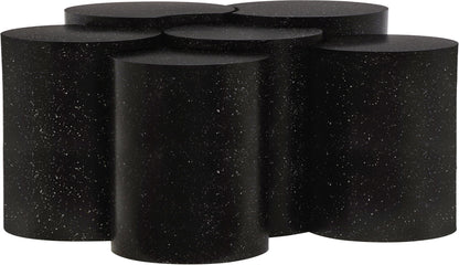 Dimple - 20" 6 Piece Modular Coffee Table - Terazzo Finish