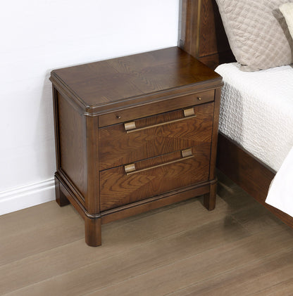 Milan - Nightstand - Dark Brown