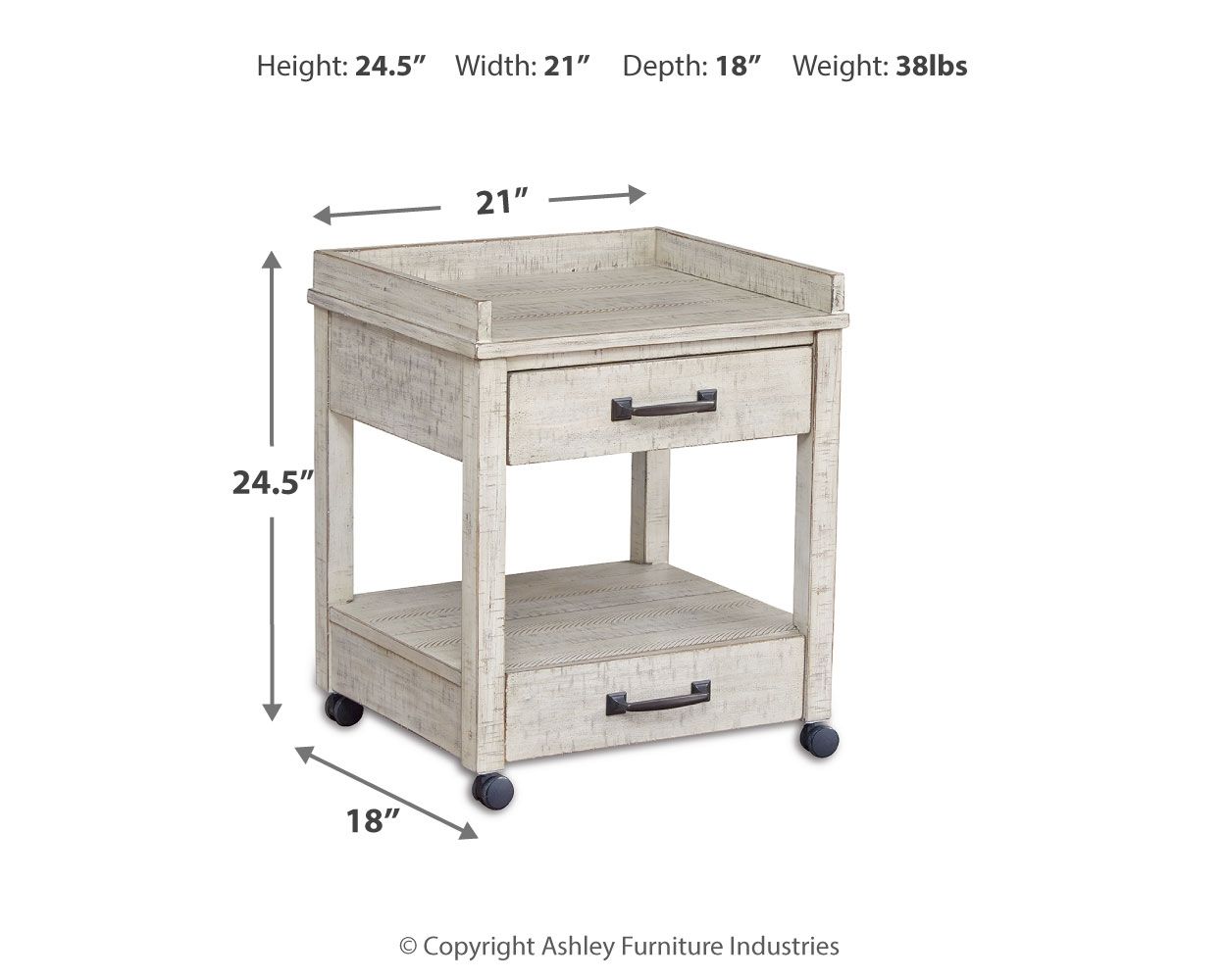 Carynhurst - Whitewash - Soporte para impresora