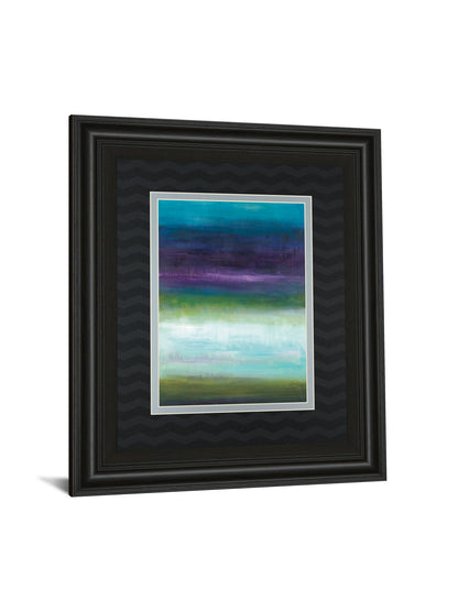 Midnight Mulberry By Wani Pasion - Framed Print Wall Art - Blue