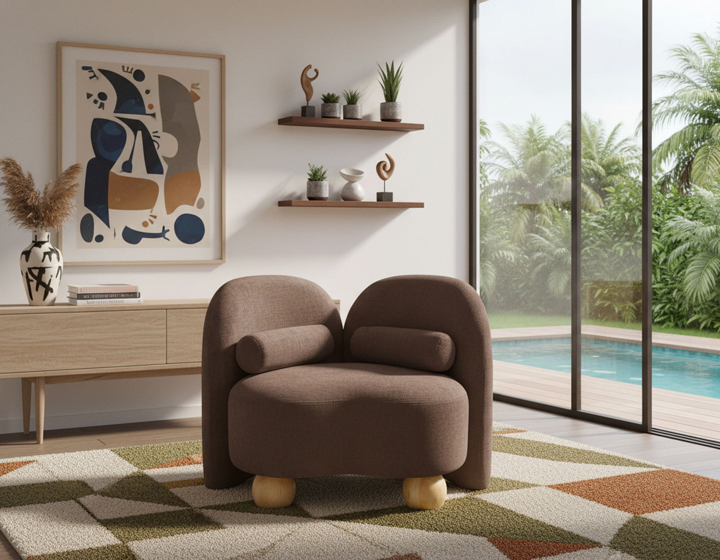 Daphne - Chenille Chair